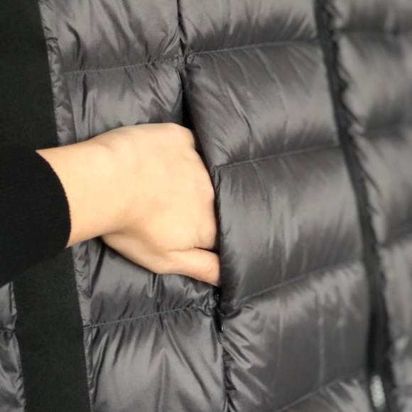 1 Madison Real Fur Down Coat W/ Grommet Detail - Picture 4 of 10